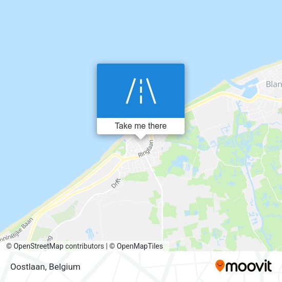 Oostlaan map