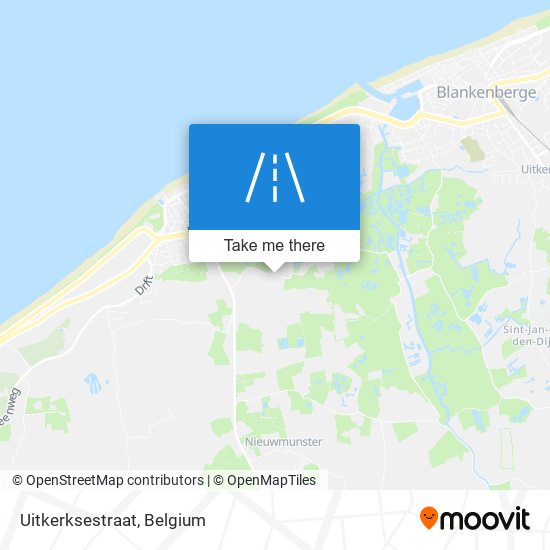 Uitkerksestraat map