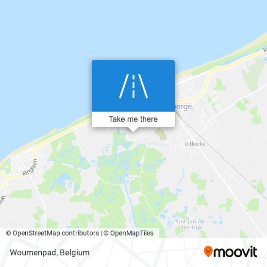 Woumenpad map