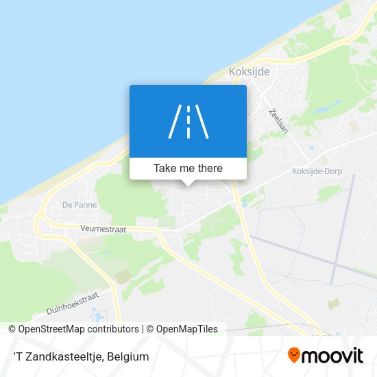 'T Zandkasteeltje plan