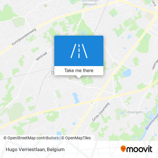 Hugo Verriestlaan map