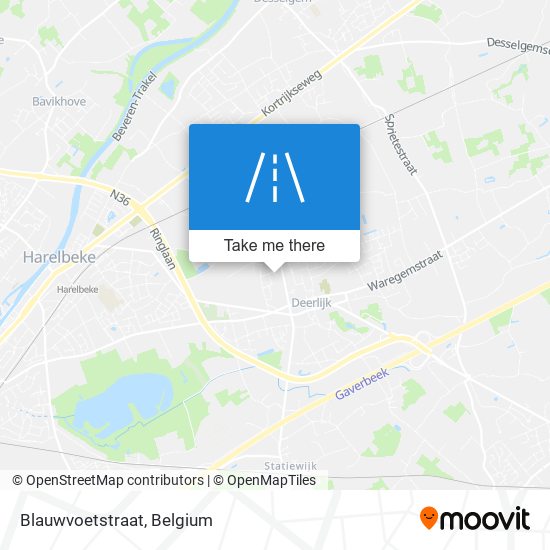 Blauwvoetstraat map