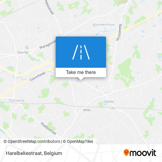 Harelbekestraat map