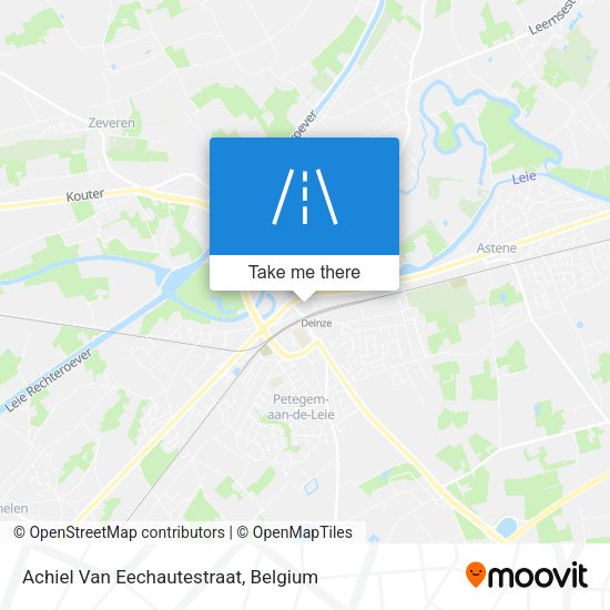 Achiel Van Eechautestraat map