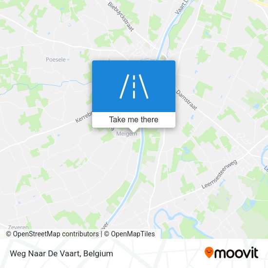 Weg Naar De Vaart map