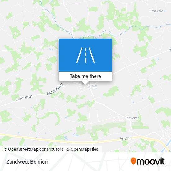 Zandweg map