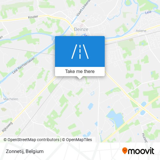 Zonnetij map