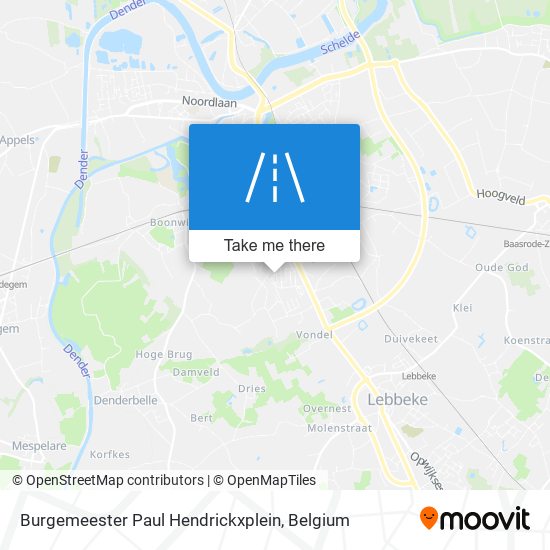 Burgemeester Paul Hendrickxplein map