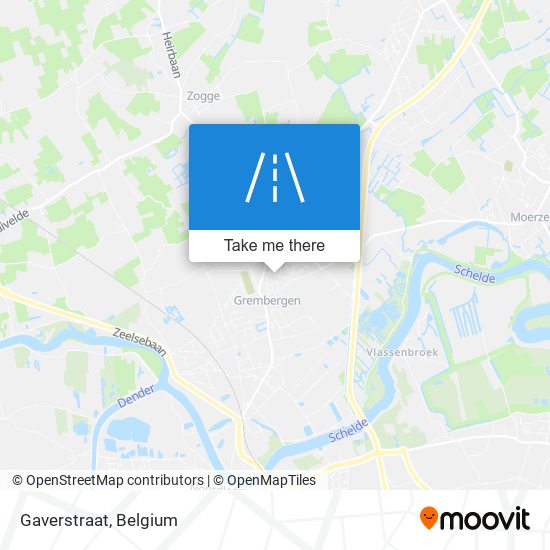 Gaverstraat map