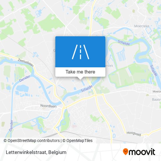 Letterwinkelstraat map