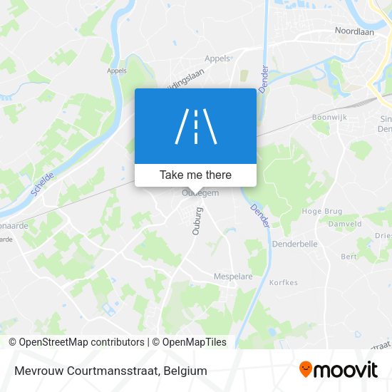 Mevrouw Courtmansstraat map