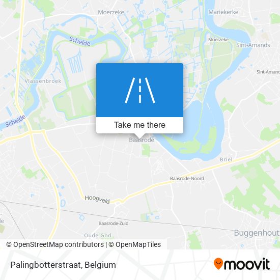 Palingbotterstraat map