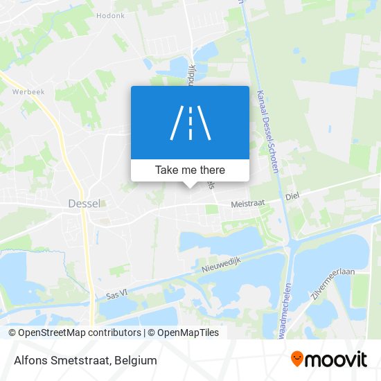 Alfons Smetstraat map