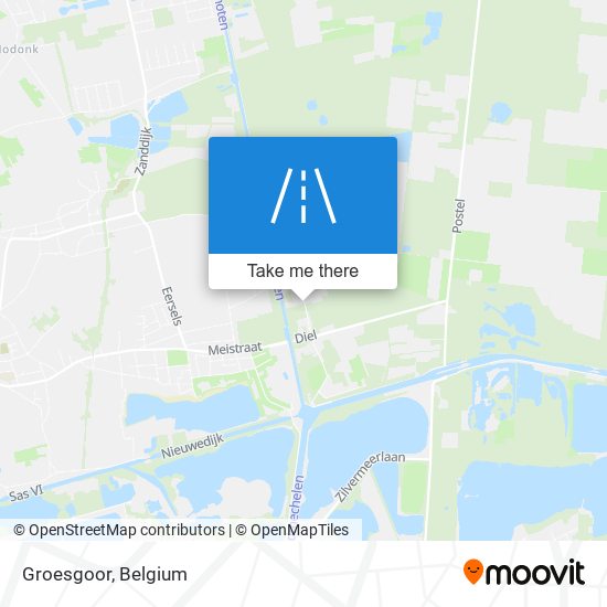 Groesgoor map