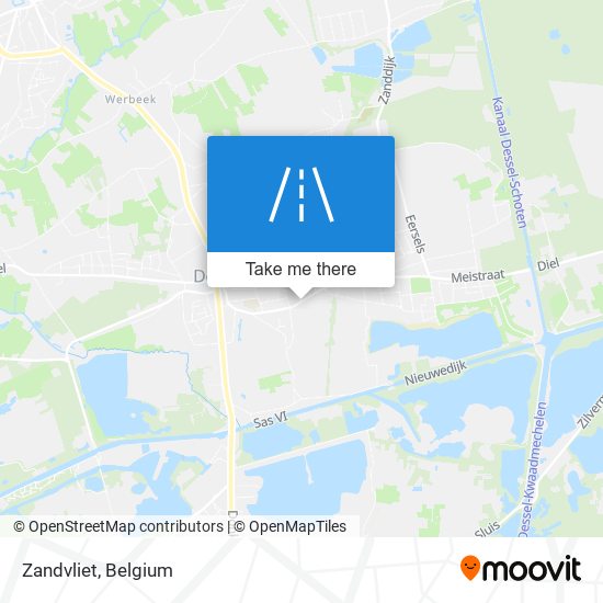 Zandvliet map