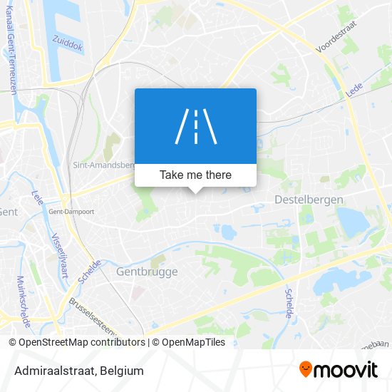 Admiraalstraat map