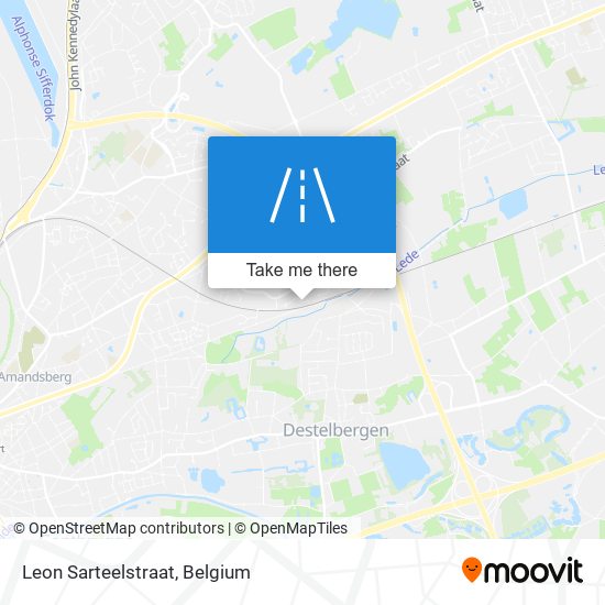 Leon Sarteelstraat map