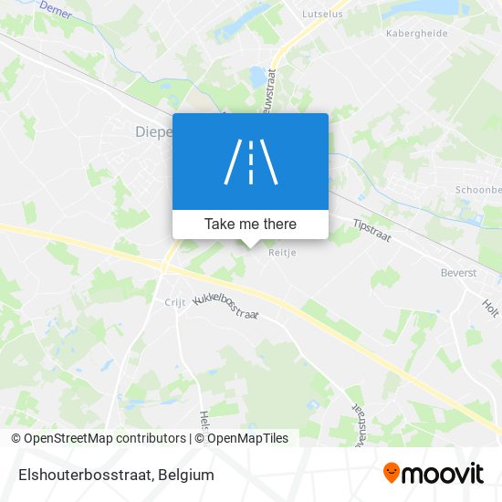 Elshouterbosstraat map