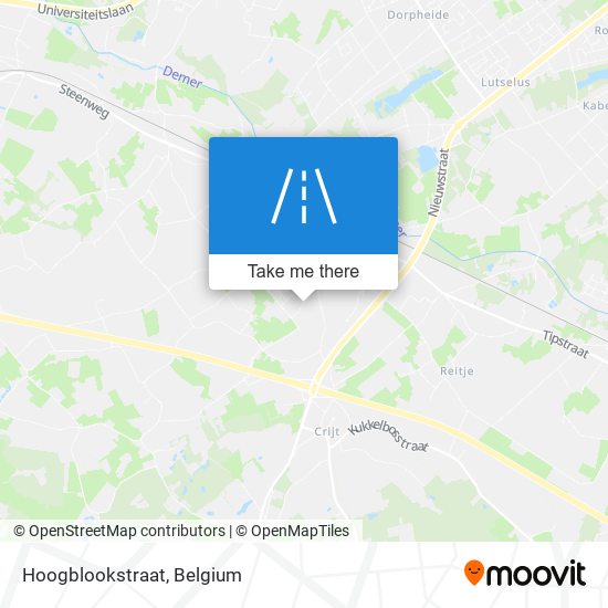 Hoogblookstraat map