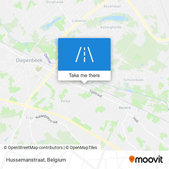 Hussemanstraat map