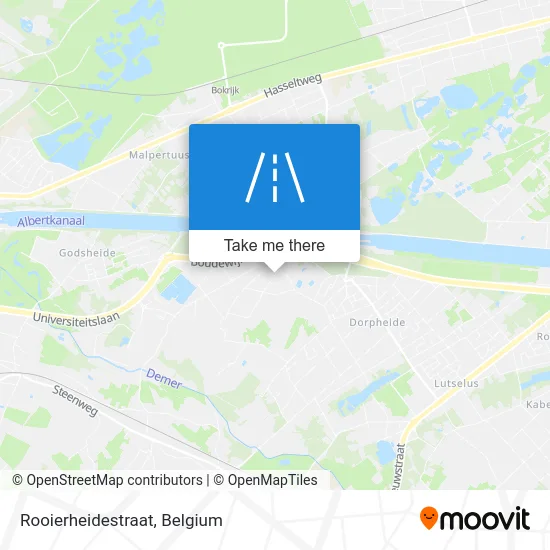 Rooierheide Street map