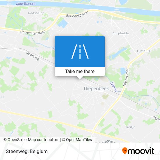 Steenweg map