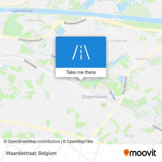 Waardestraat map