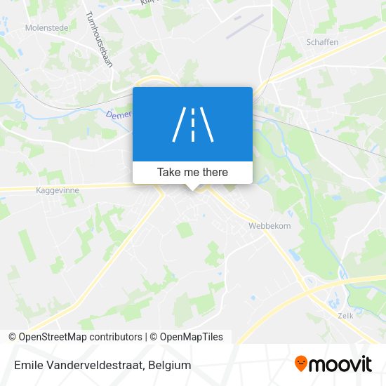 Emile Vanderveldestraat map