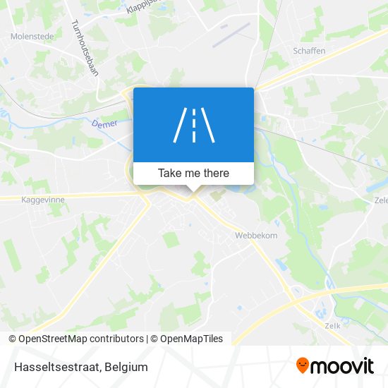 Hasseltsestraat map