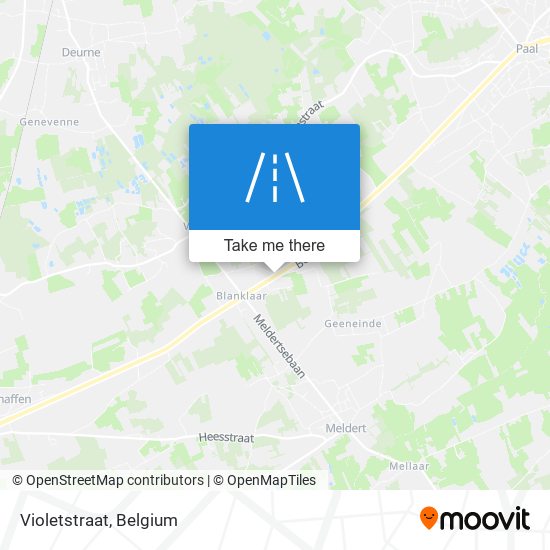 Violetstraat map