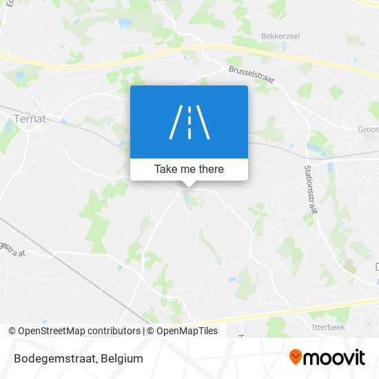 Bodegemstraat map