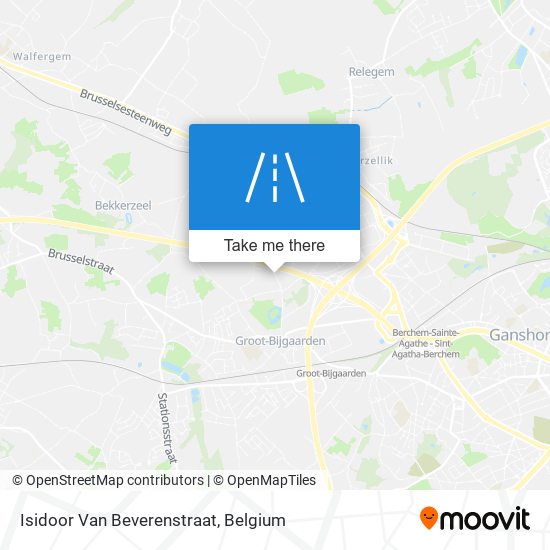 Isidoor Van Beverenstraat map