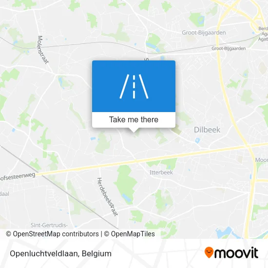 Openluchtveldlaan map