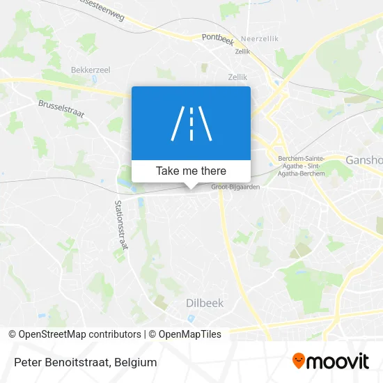 Peter Benoitstraat map