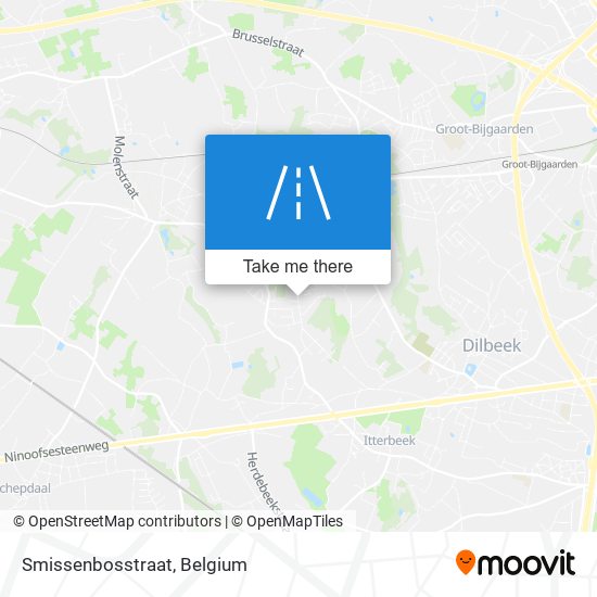 Smissenbosstraat map