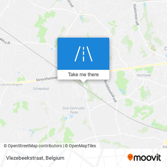 Vlezebeekstraat map