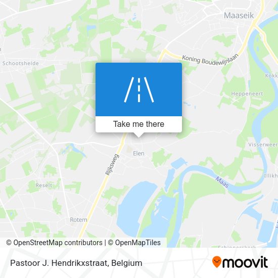 Pastoor J. Hendrikxstraat map