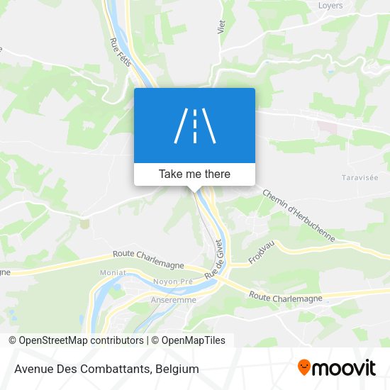 Avenue Des Combattants map