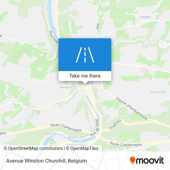 Avenue Winston Churchill plan