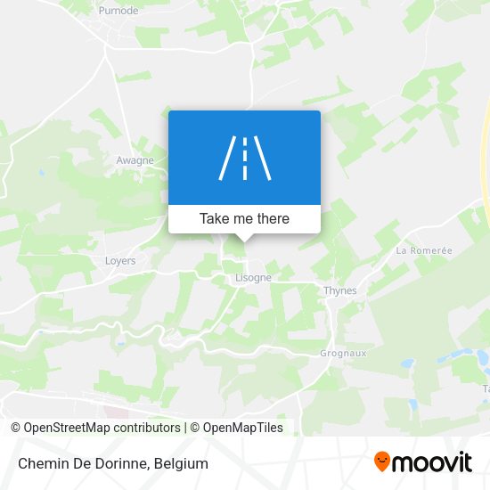 Chemin De Dorinne plan