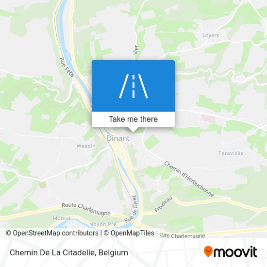 Chemin De La Citadelle map