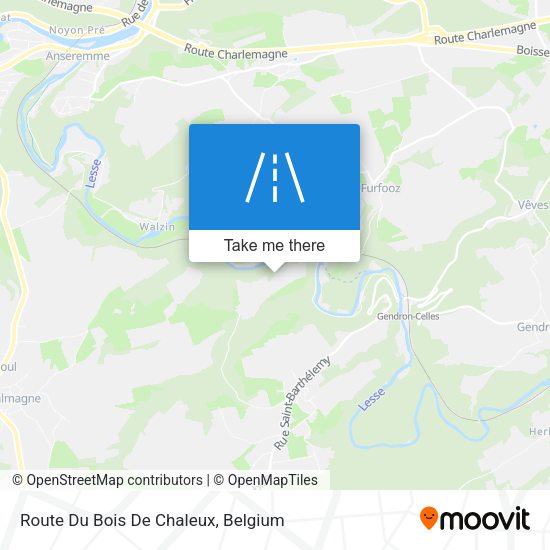 Route Du Bois De Chaleux map