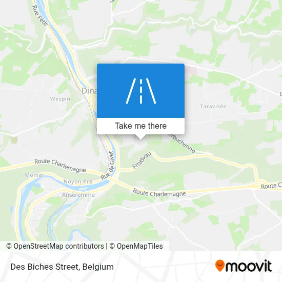 Des Biches Street map