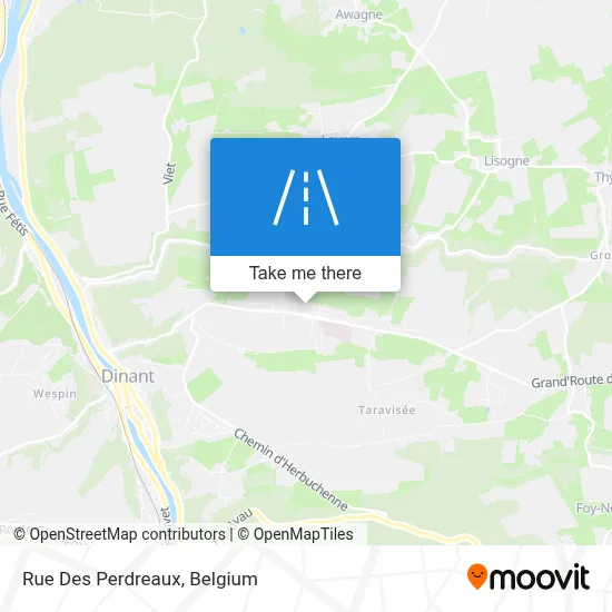 Rue Des Perdreaux map