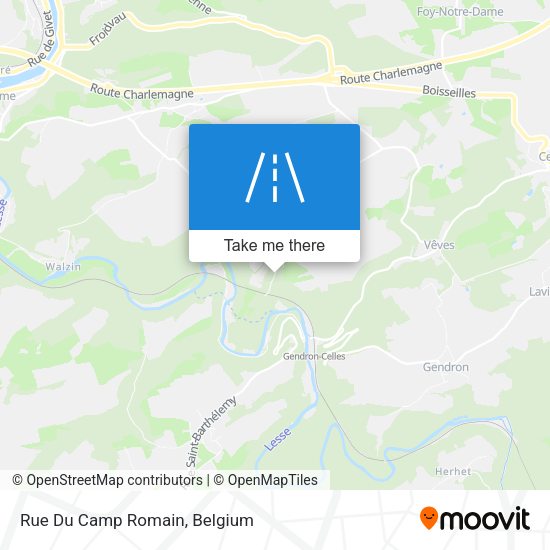 Rue Du Camp Romain plan