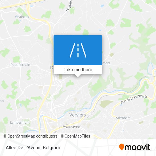 Allée De L'Avenir plan