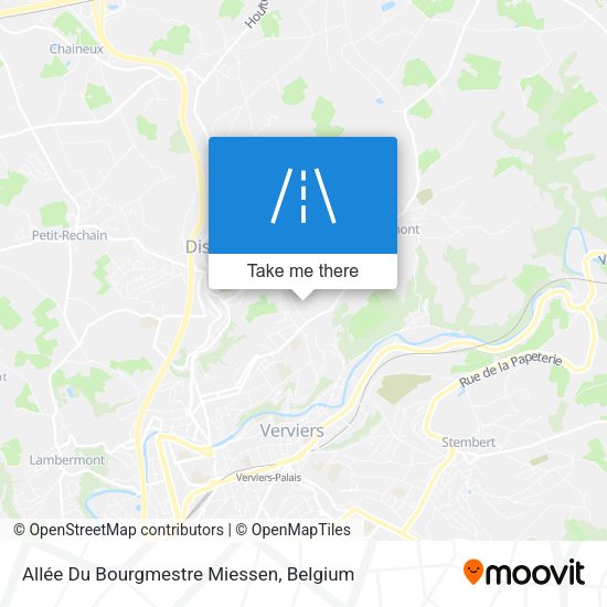 Allée Du Bourgmestre Miessen plan