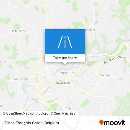 Place François Géron plan