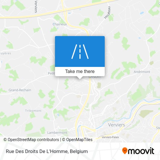 Rue Des Droits De L'Homme map