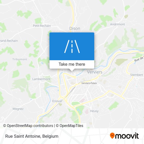 Rue Saint Antoine plan